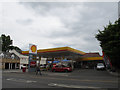 Shell filling station, Egham High Street