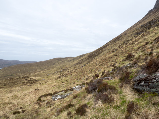 Southern moorland slope of Stac Pollaidh