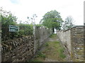 Public footpath to Habergham