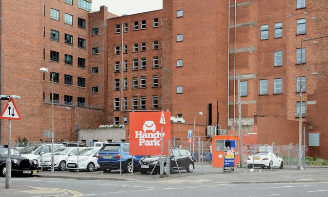 Development site, Hope Street, Belfast (June 2015)