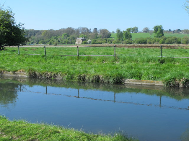 The New River and King's Meads south of the New Gauge