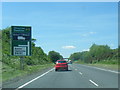 A75 westbound near Topping Hall