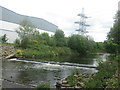 Weir on the River Calder near Padiham