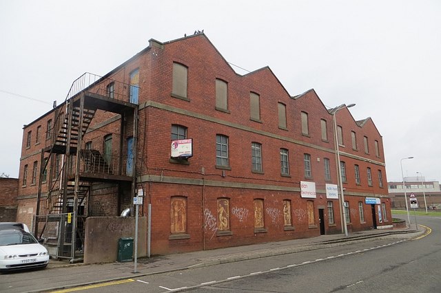 Industrial building, Bellfield Street © Richard Webb :: Geograph ...