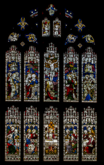 East window, St Michael's church, Uffington