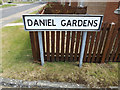 Daniel Gardens sign