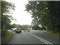 Roundabout at the end of Grove End and the A30