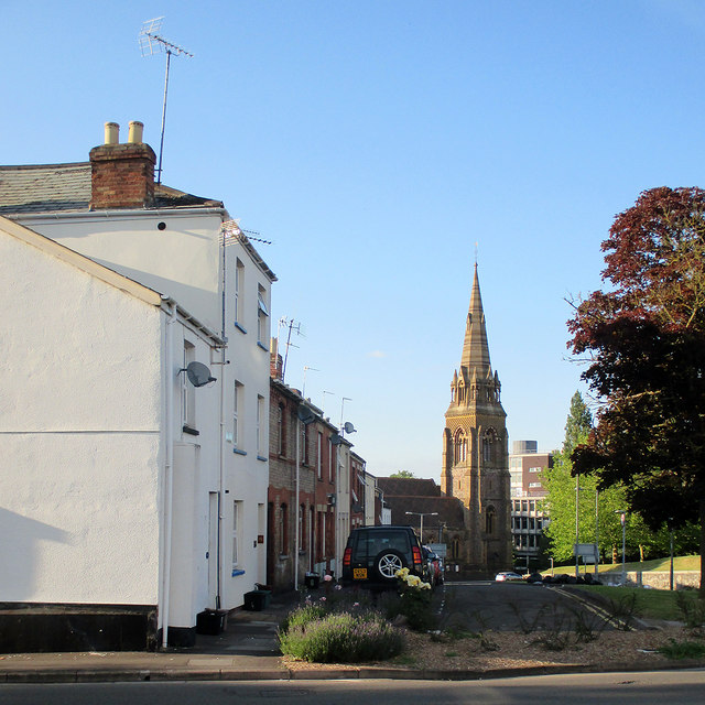Taunton: Cann Street and St John's spire
