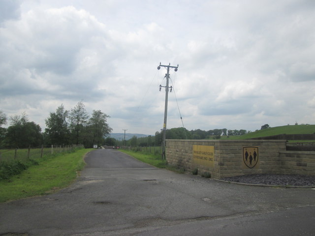 Entrance to Whalley Golf Club