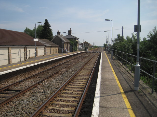 Lakenheath railway station, Suffolk © Nigel Thompson cc-by-sa/2.0 ...