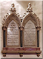 St Mary, East Barnet - Wall monument