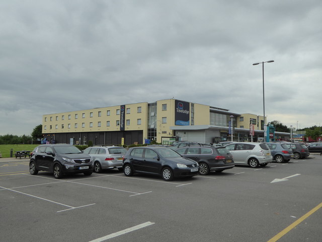 Travelodge motel at Donnington Park Services