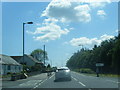 A75/Victoria Street junction in Springholm