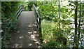 Footbridge along the Thames Path