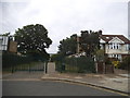 Park entrance on Ashfield Road, Acton