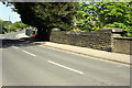 North parapet of bridge on Carleton New Road