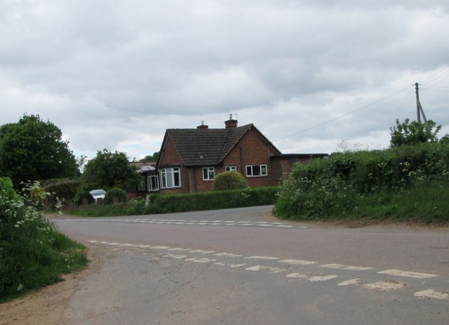 Broad   Road  at  Priory  Wall  Cross