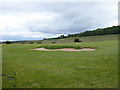 A bunker on the Wearside Golf Club course