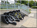 Cycle racks at South Hylton Station