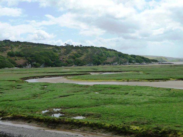 Salt marsh, Glaslyn estuary [1] © Christine Johnstone :: Geograph ...