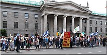 O1534 : A demo outside the GPO in O'Connell Street by Eric Jones