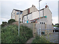 Four way footpath sign, Spring Gardens, Drighlington