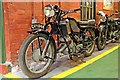 Scott motorbike, Wirral Transport Museum, Birkenhead