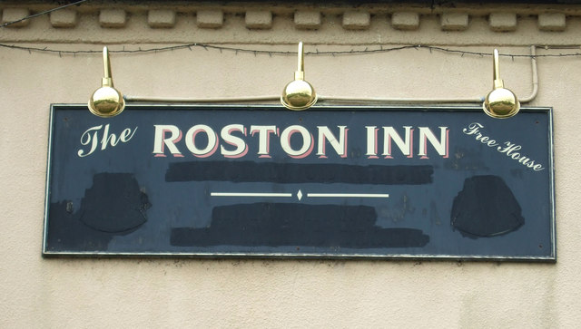 Sign on the Roston Inn
