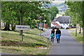 Thorverton : Village Road & Sign