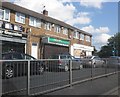 Parade of shops on Birmingham Road