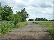TL8712 : Gated farm track by Robin Webster