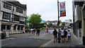 Approaching Castle Square in Swansea city centre