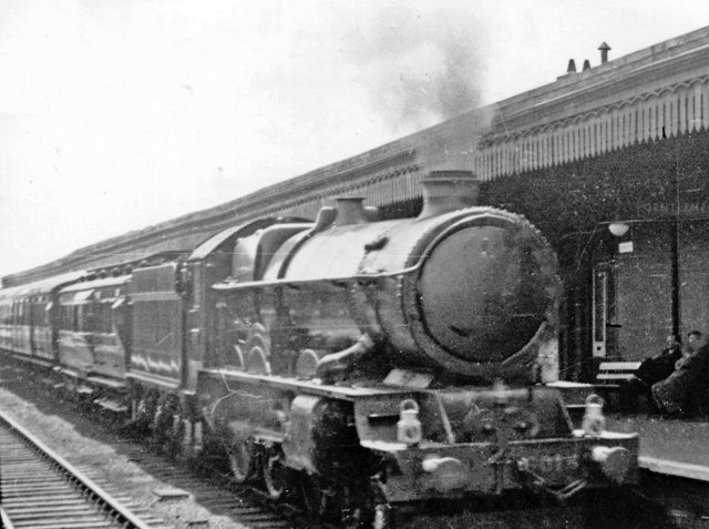 GW 'King' 4-6-0 at Finsbury Park on 1948 Exchange Trials