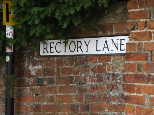 Rectory Lane sign
