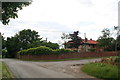 House and brick wall, Cleatham