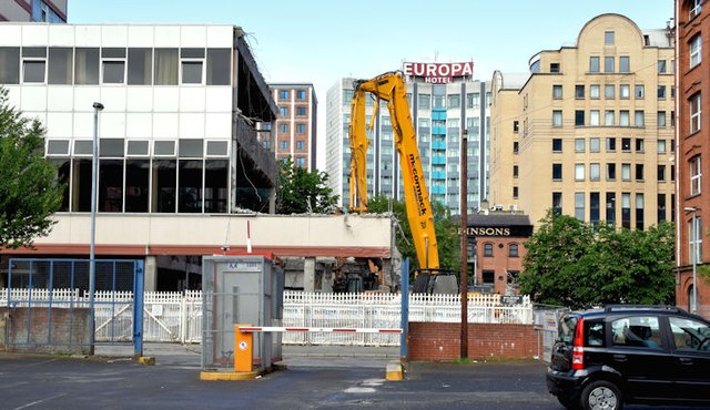 Demolition, former College of Business Studies, Belfast - June 2015(10)