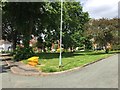 Newcastle-under-Lyme: grassy triangle on Myott Avenue