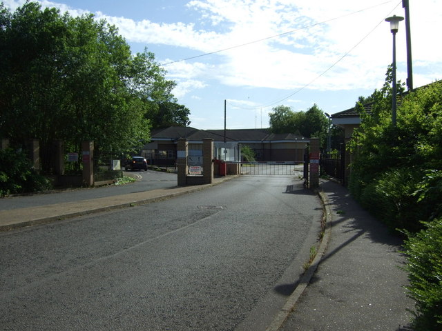 Entrance to former RAF Brampton