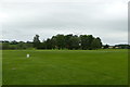 The 1st tee and the 18th green