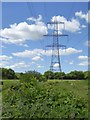 SS5925 : Pylons and power lines near Hawkridge Bridge by David Smith