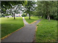 Footpath to Mill Pond - off Plover Road