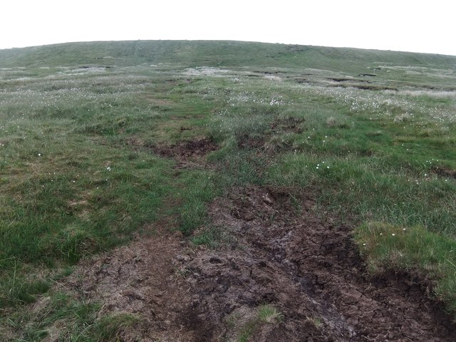 Boggy ground descending Gt. Whernside