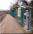 Ticket machine, Danescourt railway station, Cardiff