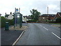 Bus stop and shelter on Uttoxeter Road