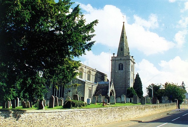 The parish church at Witham-on-the-Hill, near Bourne, Lincolnshire