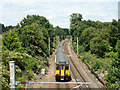 Train heading towards Bishop