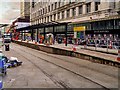 Market Street Metrolink Stop, Installation of New Passenger Shelter (June 2015)