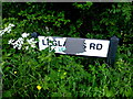 H3679 : Damaged road sign, Leglands Road by Kenneth  Allen