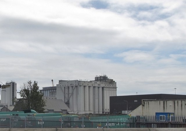 The former Odlum Flour silos at Dublin Port