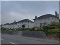 Houses on the A487 at Penparcau